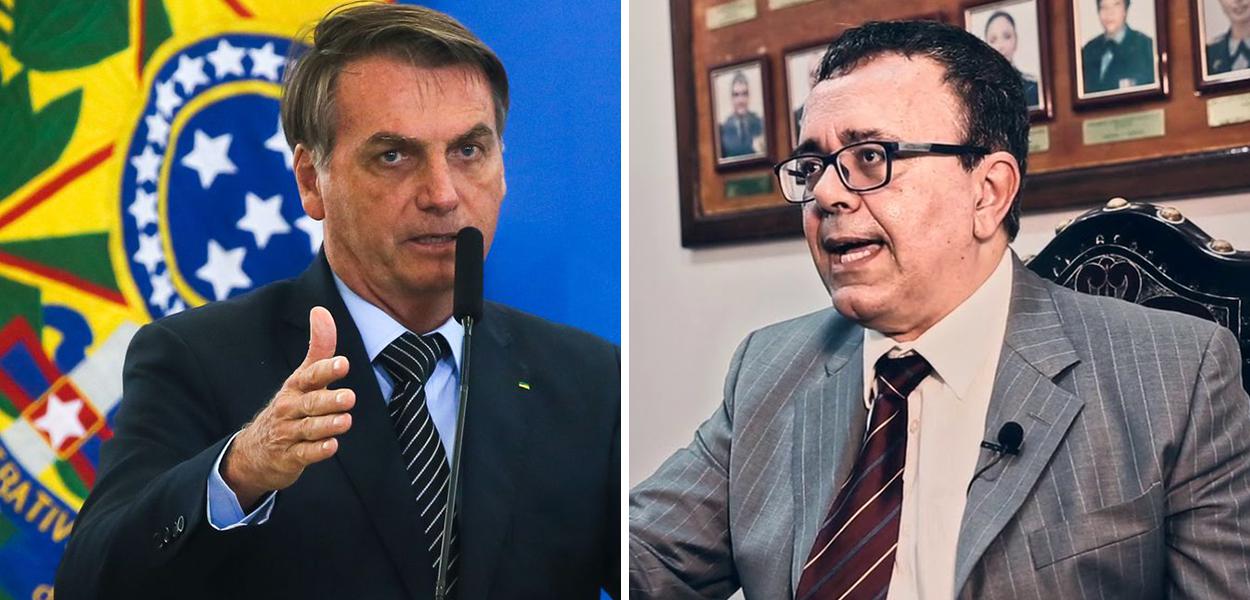 Jair Bolsonaro e o procurador Marcelo Rocha Monteiro (Foto: Agência Brasil | Reprodução) Jair Bolsonaro e o procurador Marcelo Rocha Monteiro