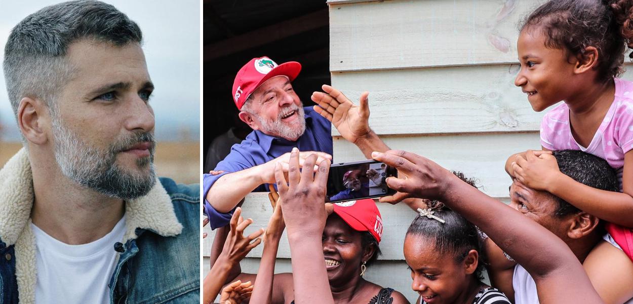 Bruno Gagliasso e Lula (Foto: Reprodução/Instagram | Ricardo Stuckert) Bruno Gagliasso e Lula