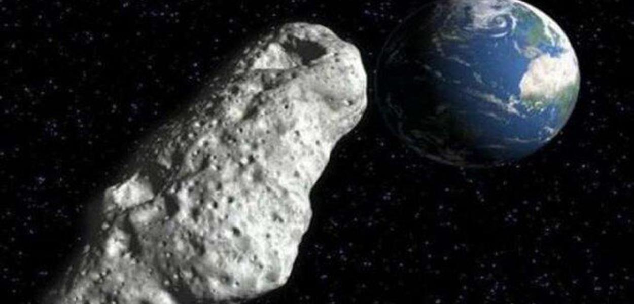 O asteroide foi classificado como "potencial perigoso" pela Nasa (Foto: Divulgação (Nasa)) O asteroide foi classificado como "potencial perigoso" pela Nasa