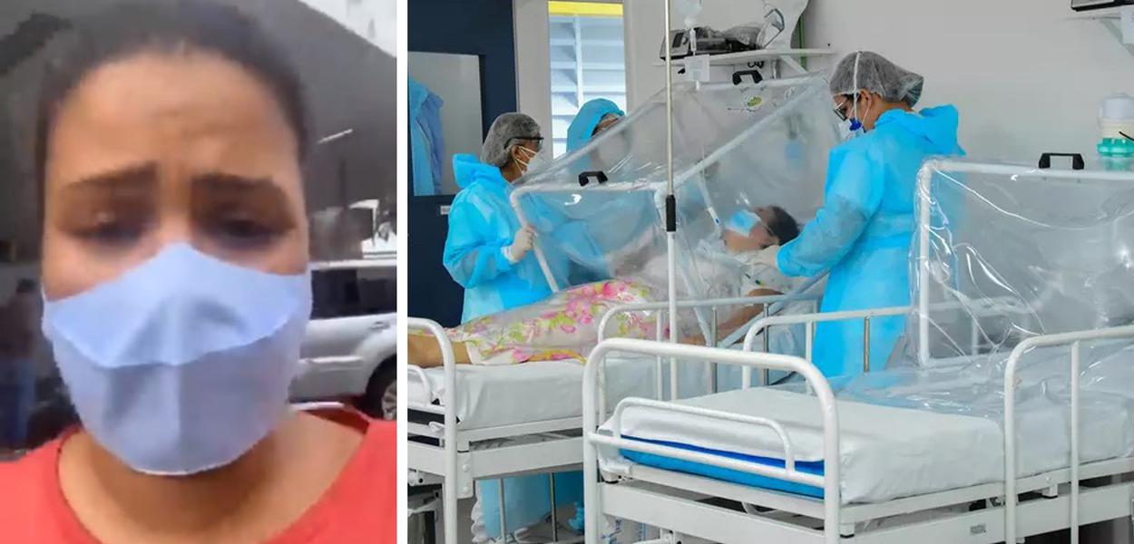 Falta até oxigênio em unidades de saúde de Manaus e pacientes são transferidos para outras capitais (Foto: Reprodução (Twitter) / Ingrid Anne via Fotos Públicas) Falta até oxigênio em unidades de saúde de Manaus e pacientes são transferidos para outras capitais