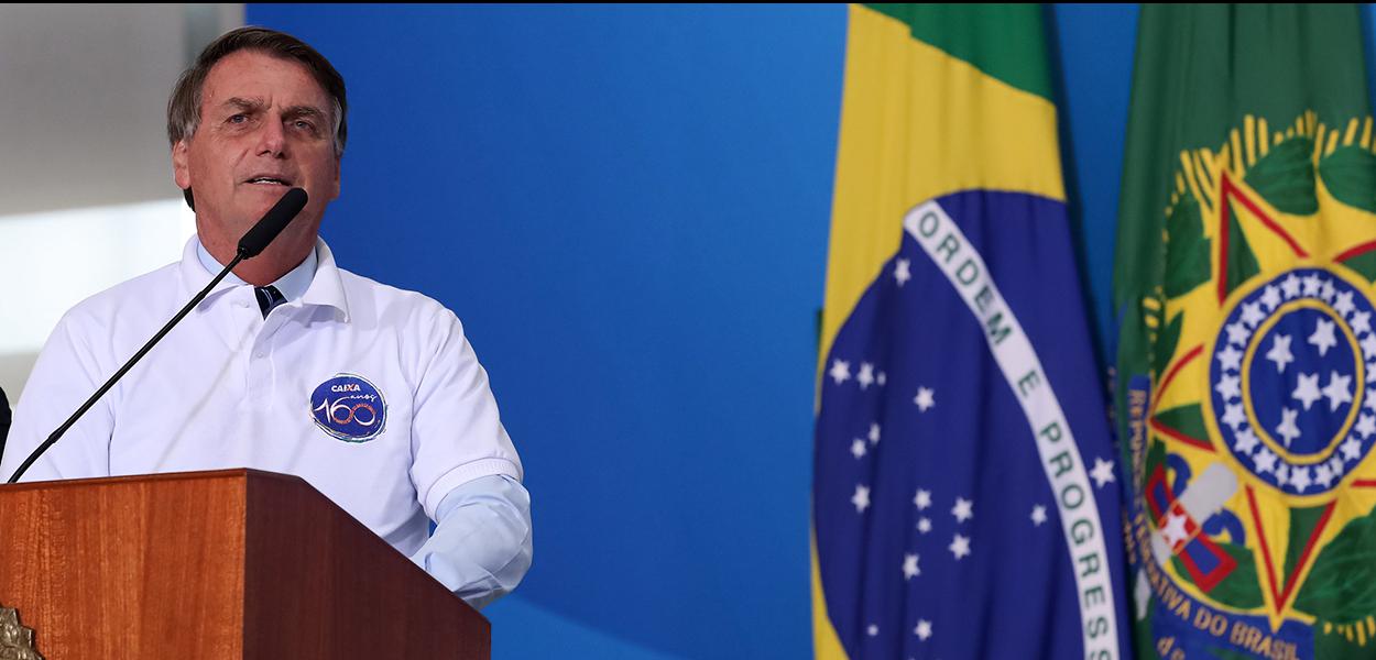 Palavras do Presidente da República, Jair Bolsonaro. 12/01/2021 (Foto: Marcos Corrêa/PR) Palavras do Presidente da República, Jair Bolsonaro. 12/01/2021