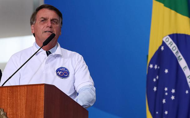 Palavras do Presidente da República, Jair Bolsonaro. 12/01/2021 (Foto: Marcos Corrêa/PR) Palavras do Presidente da República, Jair Bolsonaro. 12/01/2021