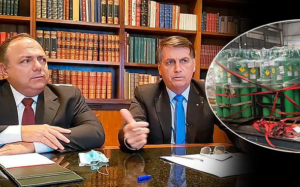Eduardo Pazuello e Jair Bolsonaro (Foto: Reprodução) Eduardo Pazuello e Jair Bolsonaro