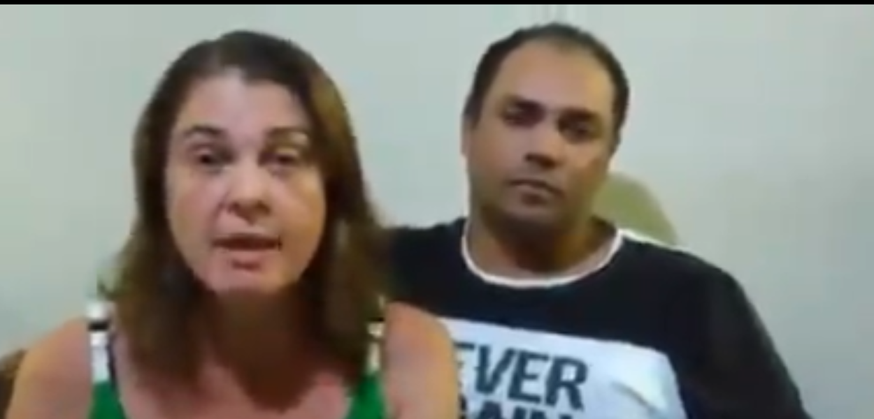 Pastor Nilton com sua mulher (Foto: Reprodução) Pastor Nilton com sua mulher