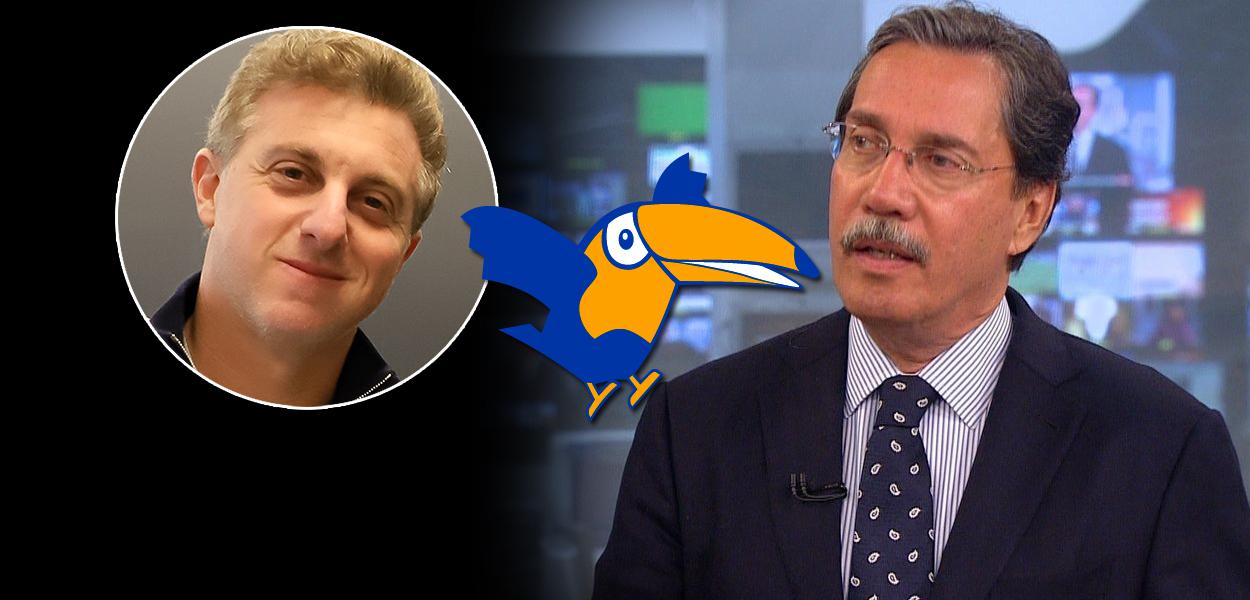 Luciano Huck e Merval Pereira (Foto: Divulgação) Luciano Huck e Merval Pereira