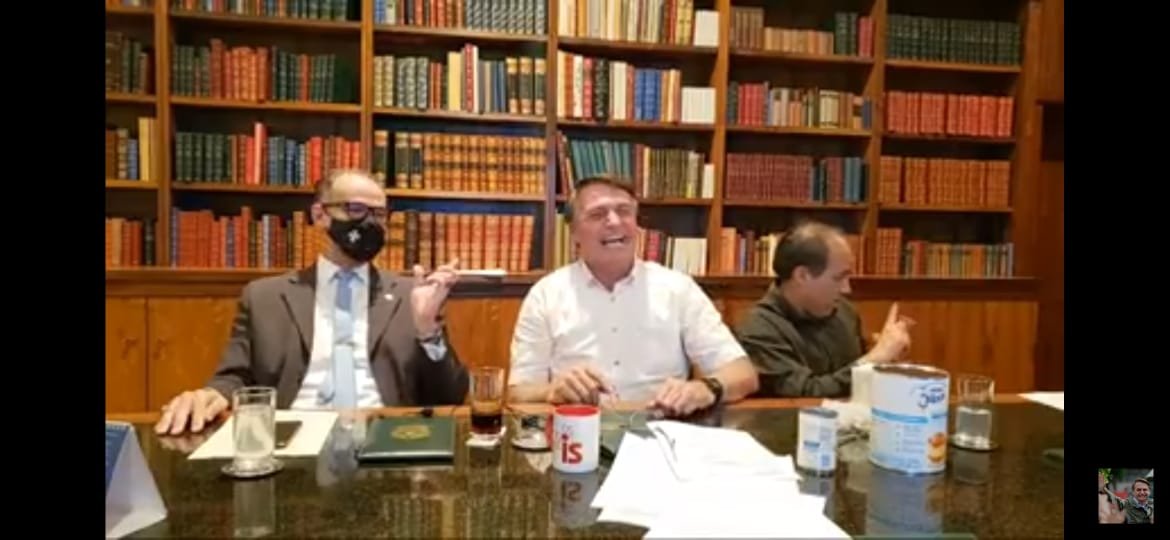 Antônio Barra Torres e Jair Bolsonaro (Foto: Reprodução) Antônio Barra Torres e Jair Bolsonaro