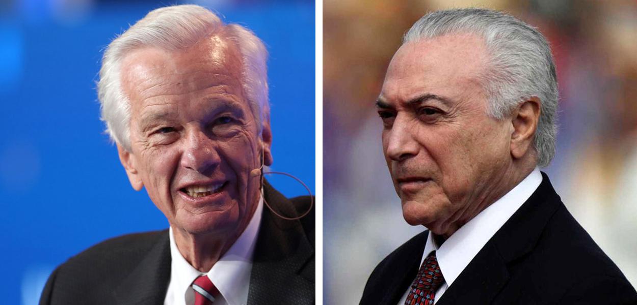 Jorge Paulo Lemann e Michel Temer (Foto: Reuters) Jorge Paulo Lemann e Michel Temer
