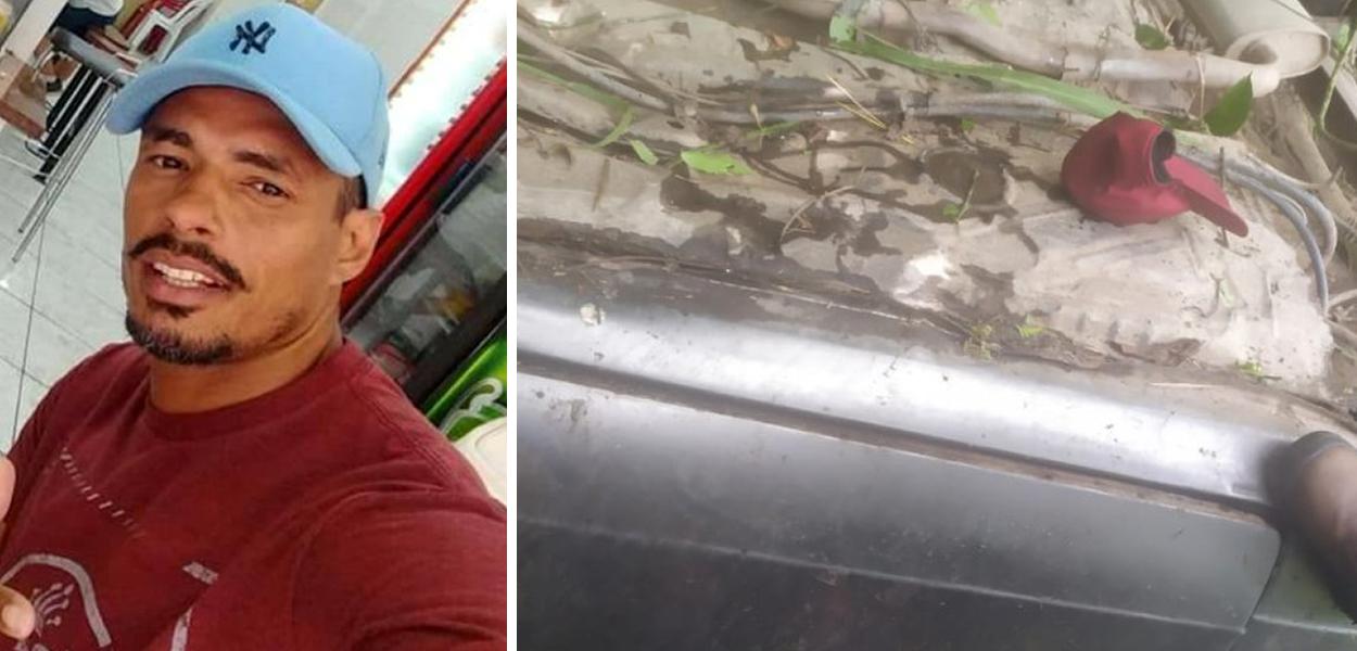 Homem que ajudou vítima de acidente foi dispensado do trabalho por atraso em Bertioga, SP. (Foto: Robsom dos Santos/Arquivo Pessoal) Homem que ajudou vítima de acidente foi dispensado do trabalho por atraso em Bertioga, SP.