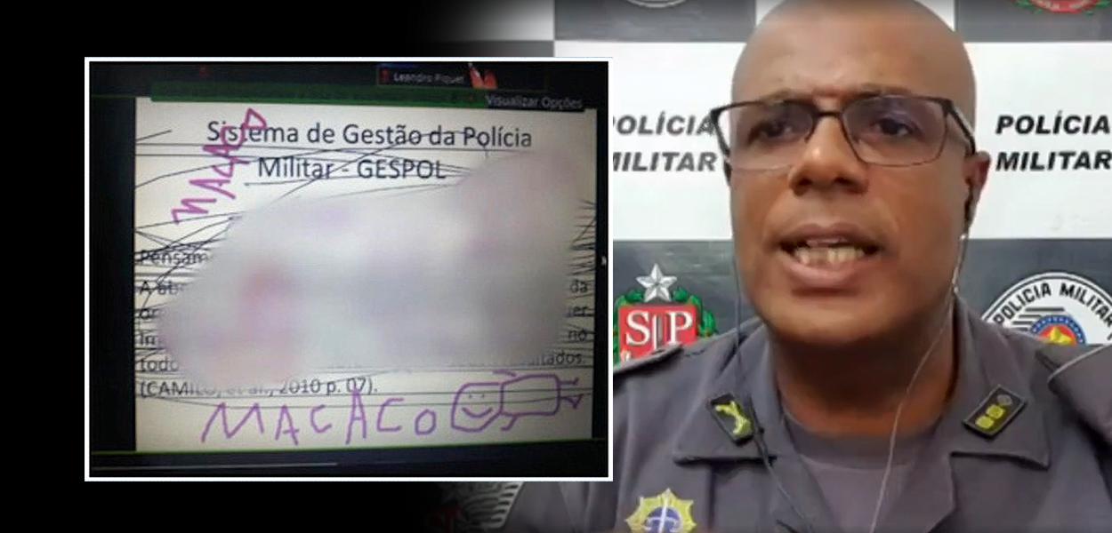 Tenente-coronel da PM-SP Evanilson de Souza (Foto: Reprodução) Tenente-coronel da PM-SP Evanilson de Souza