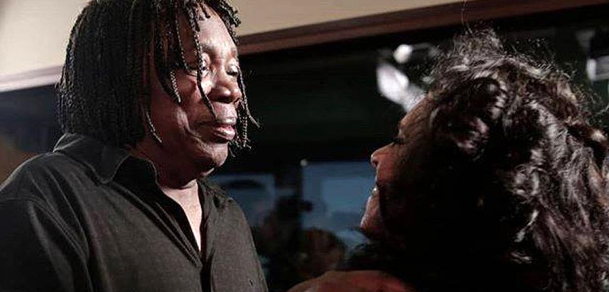 Milton Nascimento e Gal Costa na filmagem de documentário sobre o Clube da Esquina. (Foto: Diego Ruahn / Facebook Milton Nascimento) Milton Nascimento e Gal Costa na filmagem de documentário sobre o Clube da Esquina.