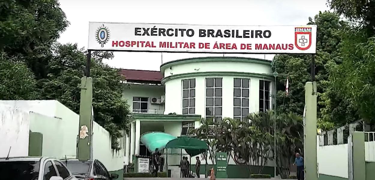 Hospital Militar de Área de Manaus (Foto: Reprodução) Hospital Militar de Área de Manaus