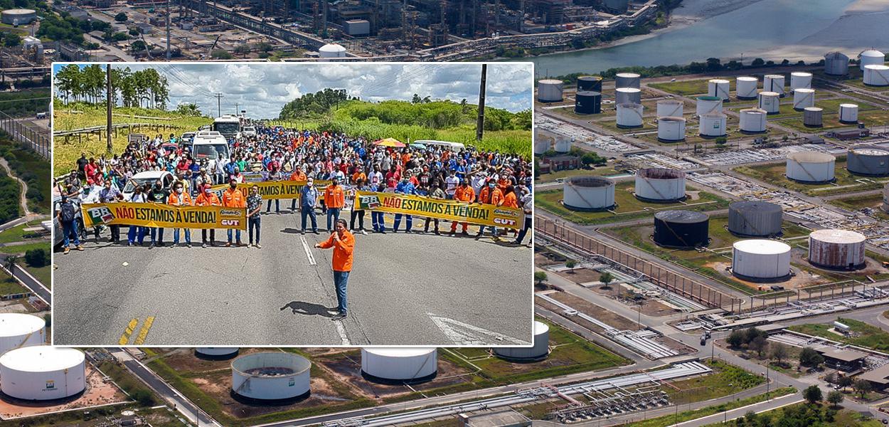 Petroleiros farão greve contra entreguismo de Jair Bolsonaro (Foto: Sindpetro/BA | Saulo Cruz/MME) Petroleiros farão greve contra entreguismo de Jair Bolsonaro