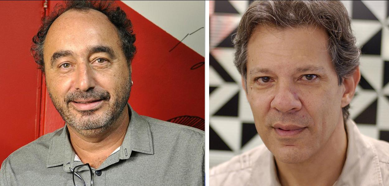 Renato Rovai e Fernando Haddad (Foto: Felipe Gonçalves / Editora 247) Renato Rovai e Fernando Haddad