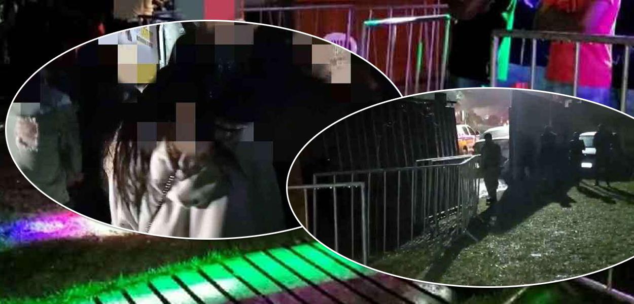 PM detém pessoas e drogas em festa clandestina nesta pandemia na Região Metropolitana de Belo Horizonte (Foto: PMMG) PM detém pessoas e drogas em festa clandestina nesta pandemia na Região Metropolitana de Belo Horizonte