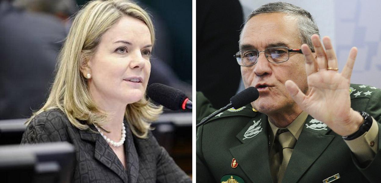 Gleisi Hoffmann e Villas Bôas (Foto: Divulgação) Gleisi Hoffmann e Villas Bôas