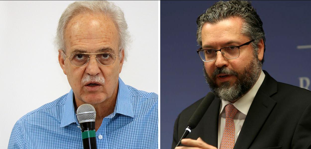 Carlos Nobre e Ernesto Araújo (Foto: IEA USP | ABr) Carlos Nobre e Ernesto Araújo