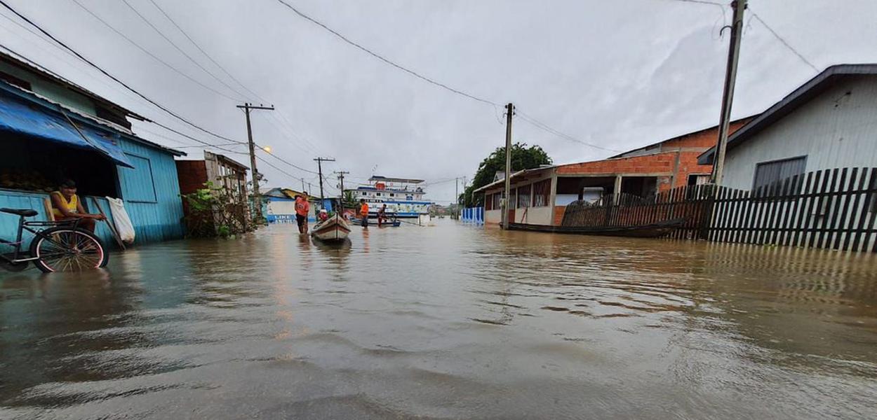 Fortes chuvas atingiram quase 3 mil residências em 24 bairros da capital (Foto: Marcos Santos - Agência Pará) Fortes chuvas atingiram quase 3 mil residências em 24 bairros da capital