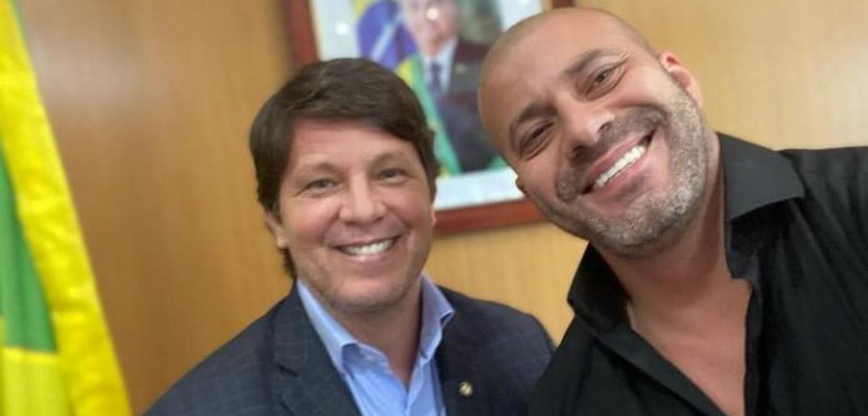 Mario Frias e Daniel Silveira (Foto: Reprodução (Instagram)) Mario Frias e Daniel Silveira