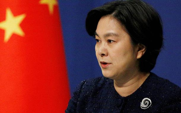 Hua Chunying, porta-voz do Ministério das Relações Exteriores da China (Foto: FLORENCE LO/REUTERS) Hua Chunying, porta-voz do Ministério das Relações Exteriores da China