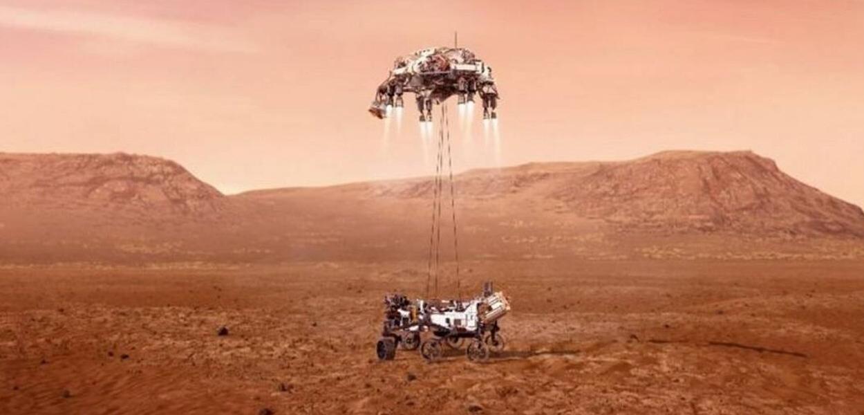 Robô Perseverance (Foto: Nasa) Robô Perseverance
