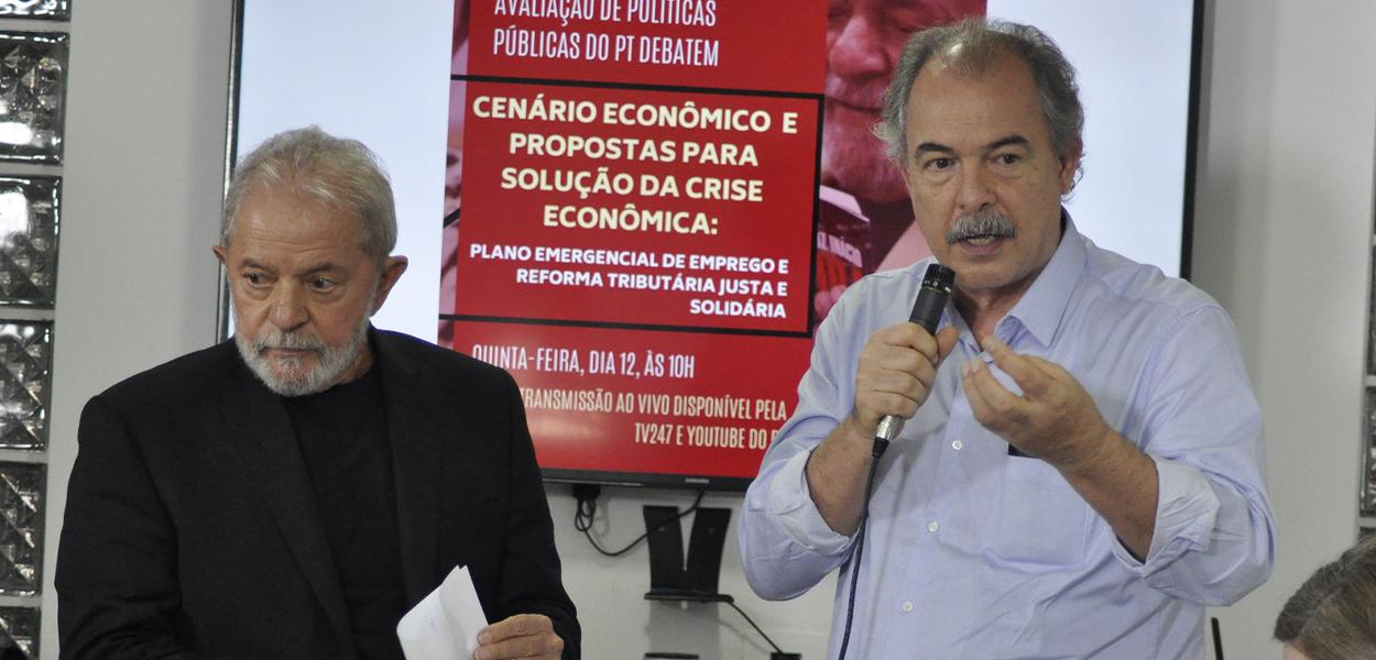 Lula e Aloizio Mercadante (Foto: Brasil247) Lula e Aloizio Mercadante