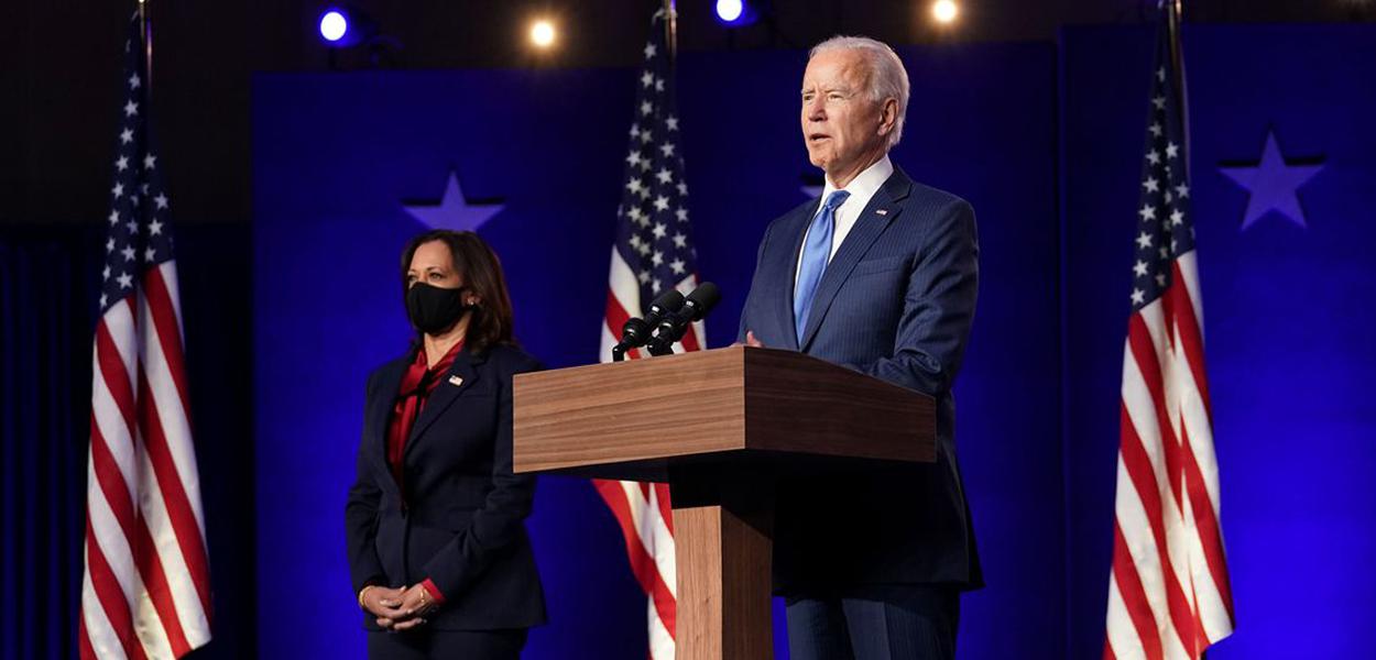 Kamala Harris e Joe Biden (Foto: KEVIN LAMARQUE/REUTERS/Direitos ) www.brasil247.com - Kamala Harris e Joe Biden