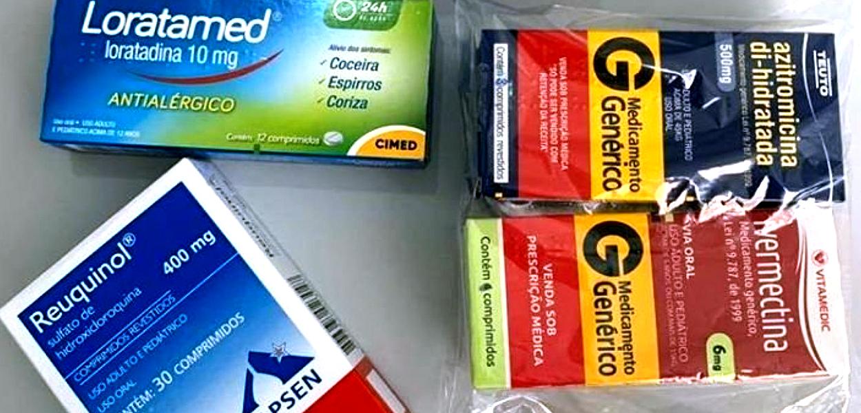 Cloroquina e ivermectina são alguns dos medicamentos que integram o chamado "kit covid" (Foto: Reprodução) www.brasil247.com - Cloroquina e ivermectina são alguns dos medicamentos que integram o chamado "kit covid"