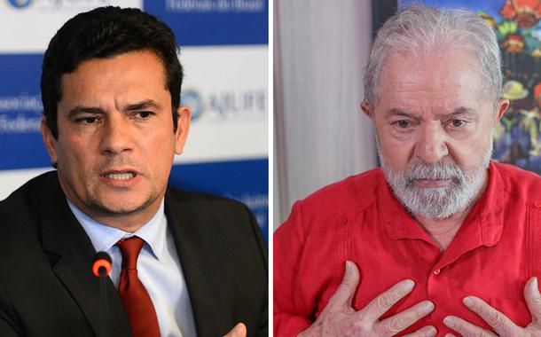 Sérgio Moro e o ex-presidente Luiz Inácio Lula da Silva (Foto: ABr | Stuckert) Sérgio Moro e o ex-presidente Luiz Inácio Lula da Silva