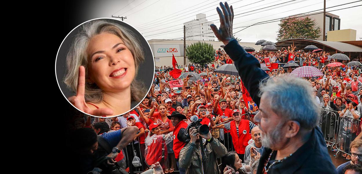 Vereadora Liana Cirne Lins (PT) foi autora de requerimento para voto de aplauso ao ex-presidente Lula (Foto: Reprodução | Stuckert) Vereadora Liana Cirne Lins (PT) foi autora de requerimento para voto de aplauso ao ex-presidente Lula