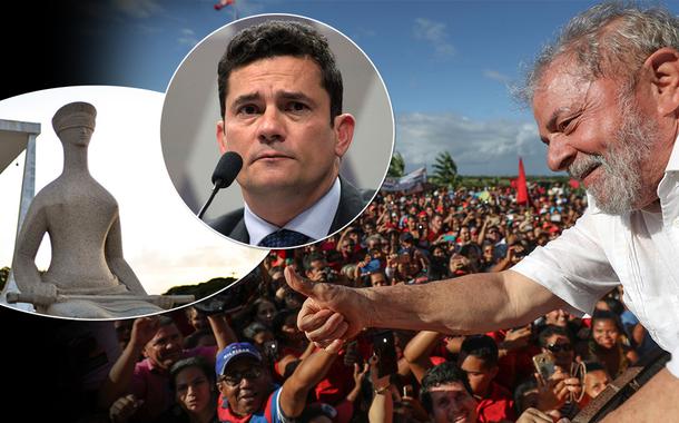 STF, Sérgio Moro e o ex-presidente Lula (Foto: Agencia Brasil | Stuckert) STF, Sérgio Moro e o ex-presidente Lula