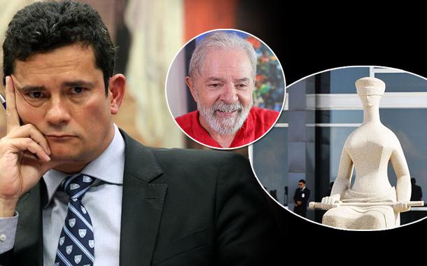 Sérgio Moro, condenado pelo STF, e o ex-presidente Lula (Foto: Divulgação) Sérgio Moro, condenado pelo STF, e o ex-presidente Lula