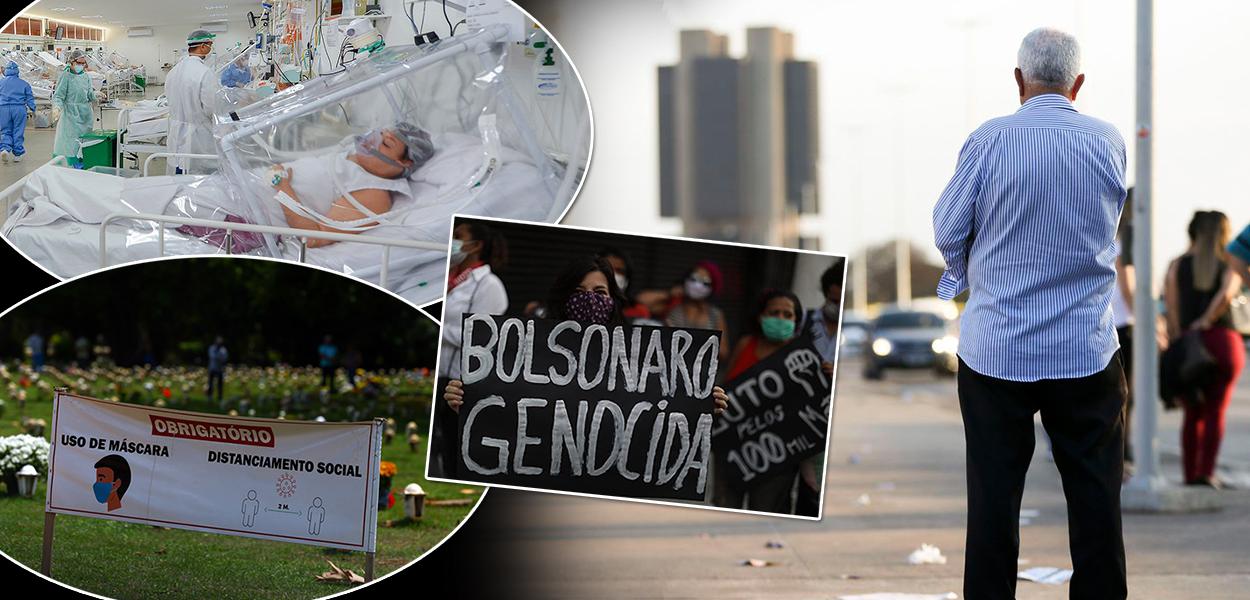 Jair Bolsonaro nega ter amenizado a pandemia (Foto: ABr) Jair Bolsonaro nega ter amenizado a pandemia