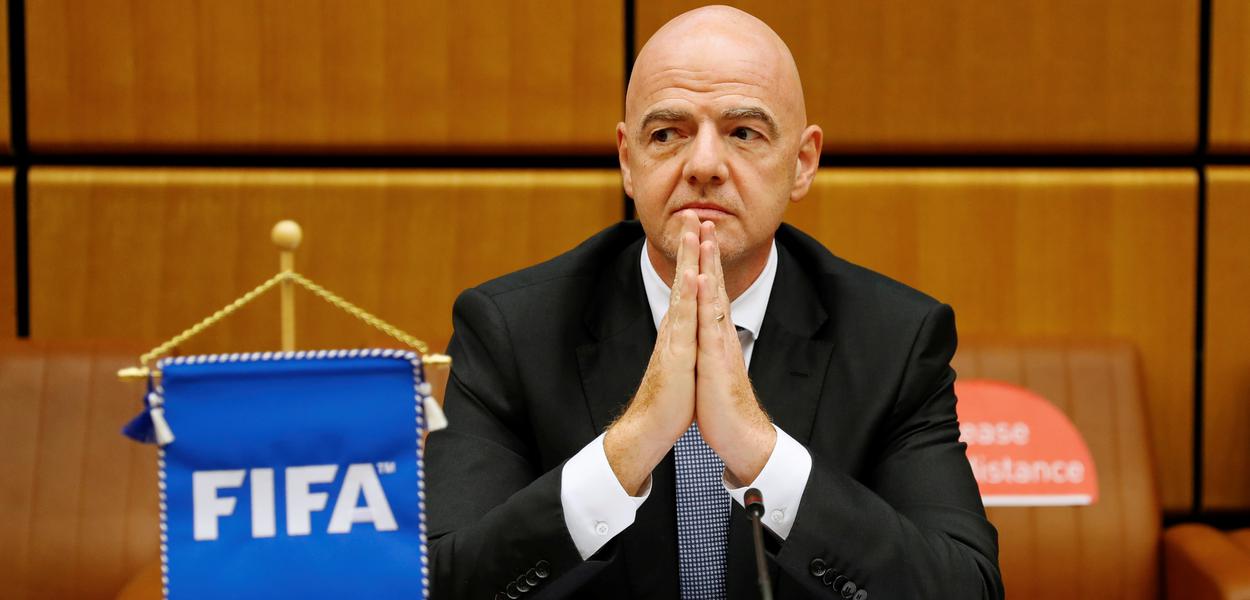 Gianni Infantino, presidente da FIFA (Foto: REUTERS/Leonhard Foeger) Gianni Infantino, presidente da FIFA