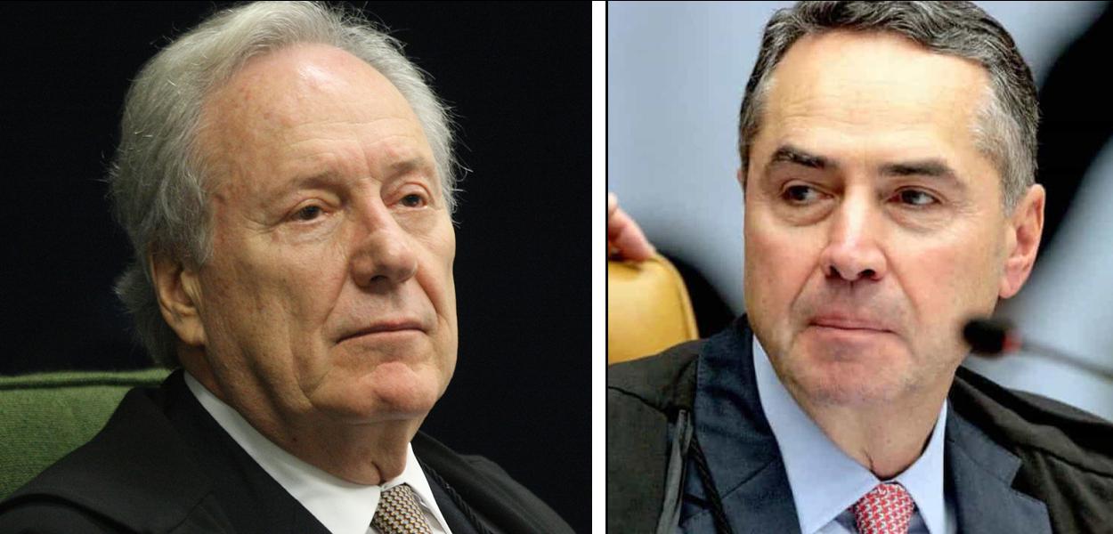 Ricardo Lewandowski e Luís Barroso (Foto: Divulgação/STF) Ricardo Lewandowski e Luís Barroso