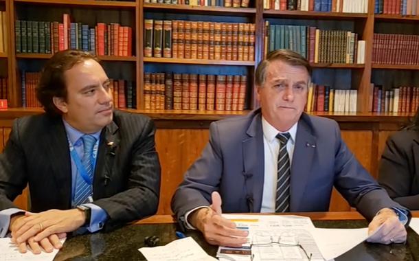 Pedro Guimarães e Jair Bolsonaro (Foto: Reprodução/YouTube) Pedro Guimarães e Jair Bolsonaro