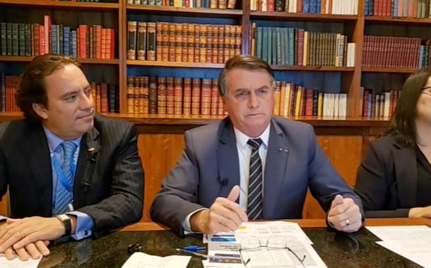 Pedro Guimarães e Jair Bolsonaro (Foto: Reprodução/YouTube) Pedro Guimarães e Jair Bolsonaro
