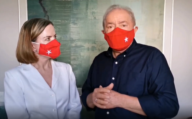 Gleisi Hoffmann e Lula (Foto: Reprodução) Gleisi Hoffmann e Lula