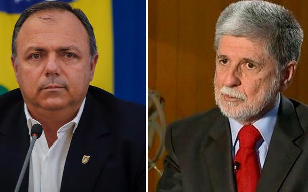 Eduardo Pazuello e Celso Amorim (Foto: Divulgação) Eduardo Pazuello e Celso Amorim