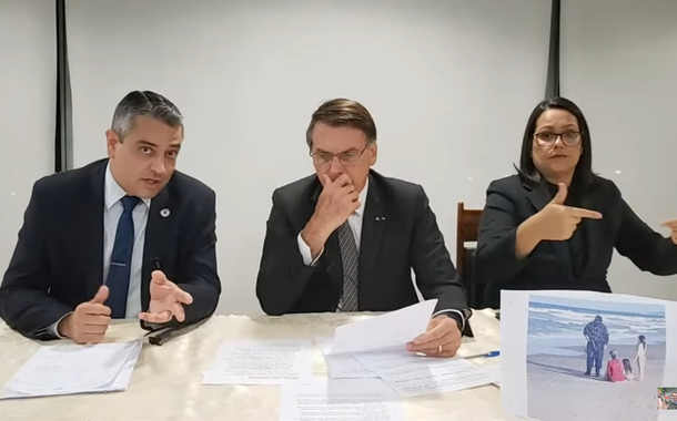 Hélio Angotti e Jair Bolsonaro (Foto: Reprodução) Hélio Angotti e Jair Bolsonaro