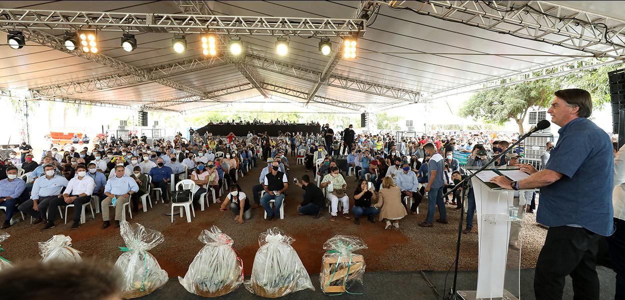 Bolsonaro em Campo Grande/MS (Foto: Marcos Corrêa/PR) Bolsonaro em Campo Grande/MS
