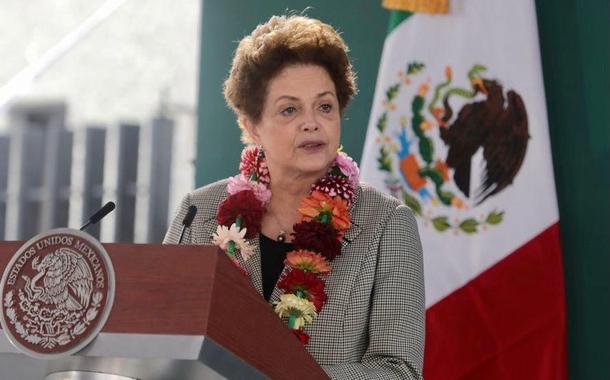Dilma Rousseff no México (Foto: Reprodução) Dilma Rousseff no México