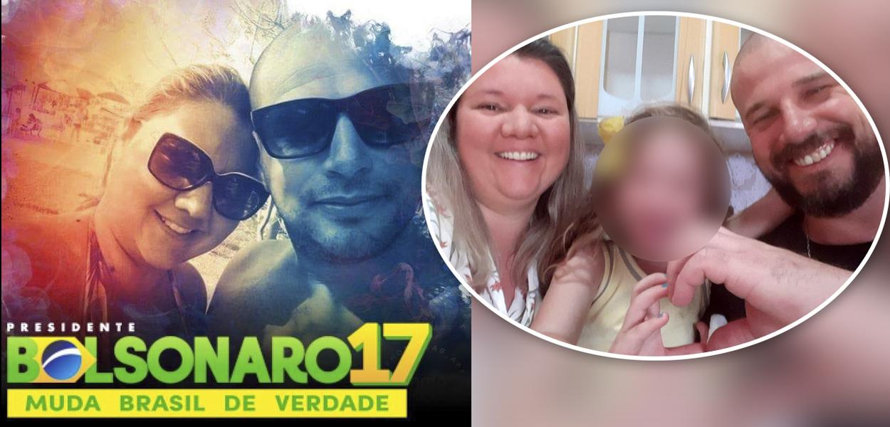 Militante bolsonarista Feliciano Rodrigues Candido Neto mata a esposa a facadas (Foto: Reprodução) Militante bolsonarista Feliciano Rodrigues Candido Neto mata a esposa a facadas