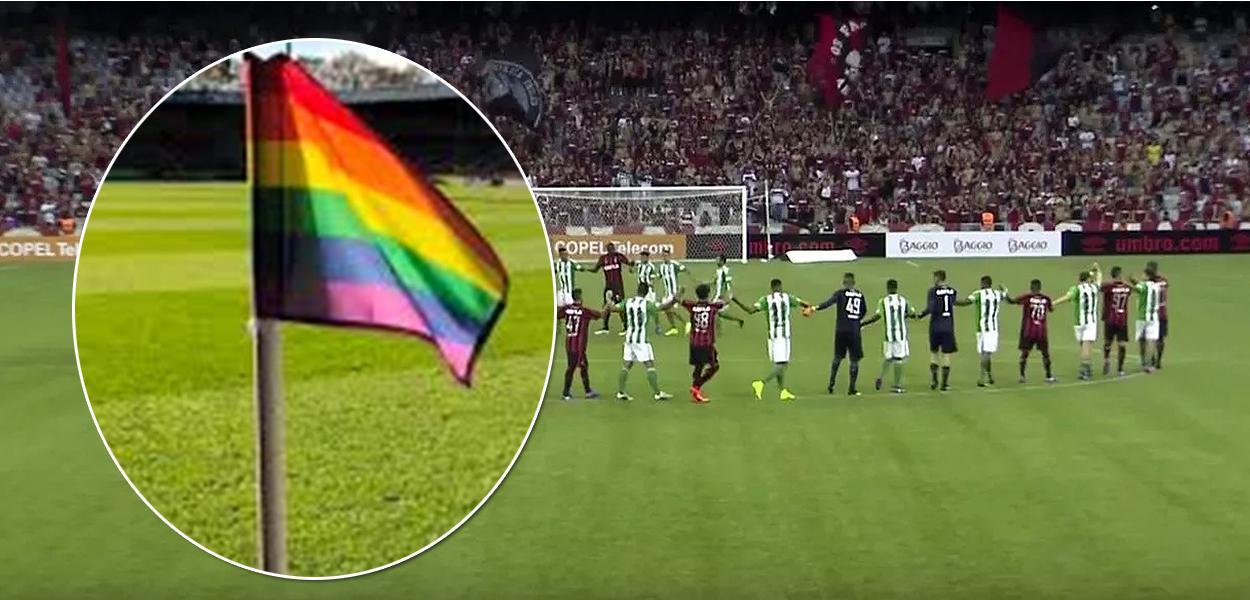 Clássico entre Atlético Paranaense e Coritiba (Foto: Reprodução) Clássico entre Atlético Paranaense e Coritiba