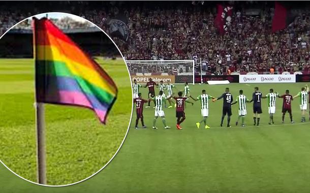 Clássico entre Atlético Paranaense e Coritiba (Foto: Reprodução) Clássico entre Atlético Paranaense e Coritiba