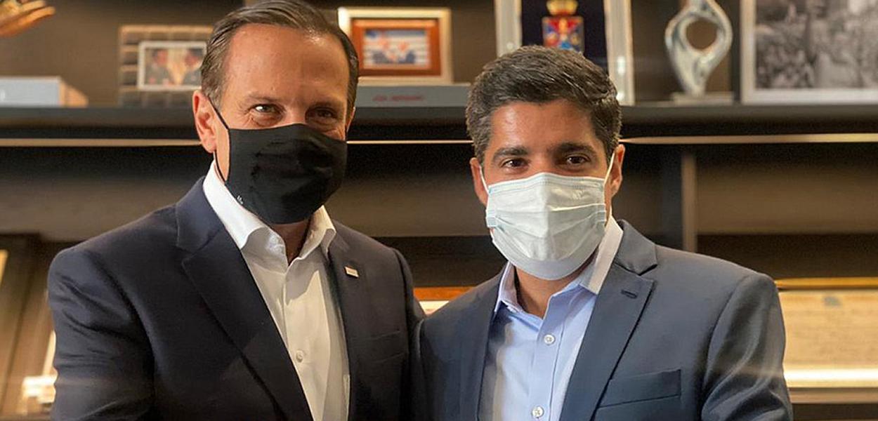 João Doria e ACM Neto (Foto: Divulgação/SecomPMS) João Doria e ACM Neto