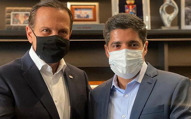 João Doria e ACM Neto (Foto: Divulgação/SecomPMS) João Doria e ACM Neto
