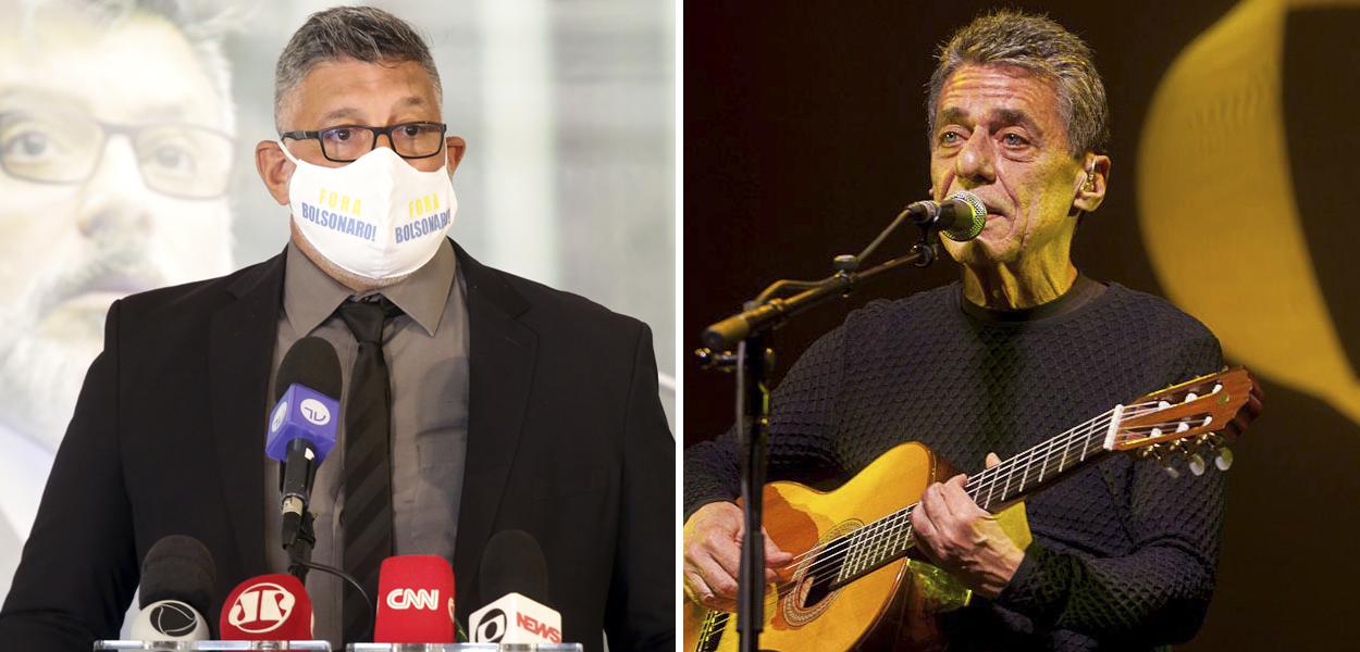 Alexandre Frota e Chico Buarque (Foto: Cleia Viana/Câmara dos Deputados | Reprodução/Facebook) www.brasil247.com - Alexandre Frota e Chico Buarque