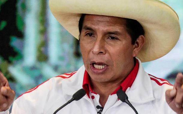 Pedro Castillo, eleito presidente do Peru (Foto: Reuters) Pedro Castillo, eleito presidente do Peru