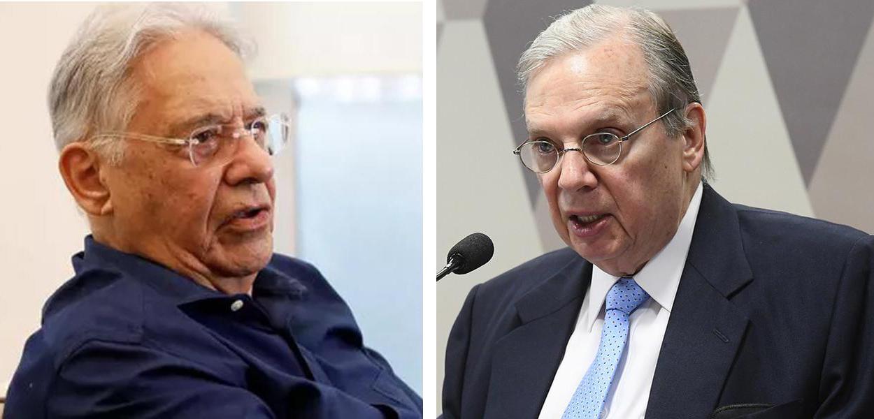 Ex-presidente Fernando Henrique Cardoso e Tasso Jereissati (Foto: Reuters / Agência Senado) Ex-presidente Fernando Henrique Cardoso e Tasso Jereissati