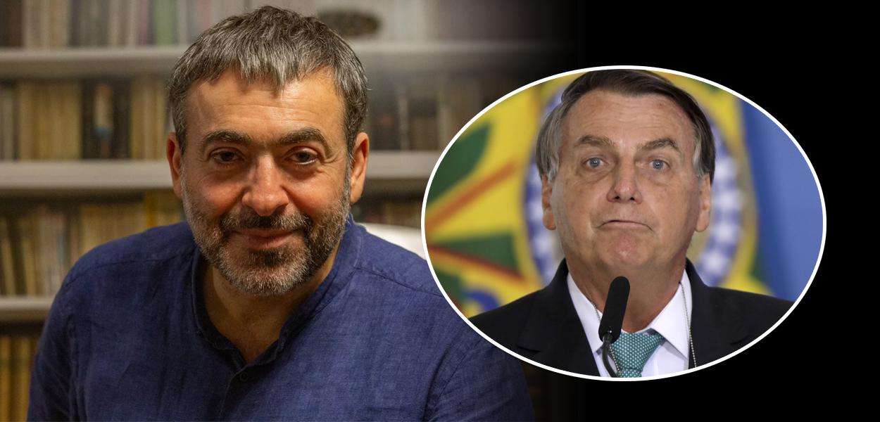 Marcos Nobre e Bolsonaro (Foto: José Cícero da Silva/Agência Pública | Reuters) Marcos Nobre e Bolsonaro